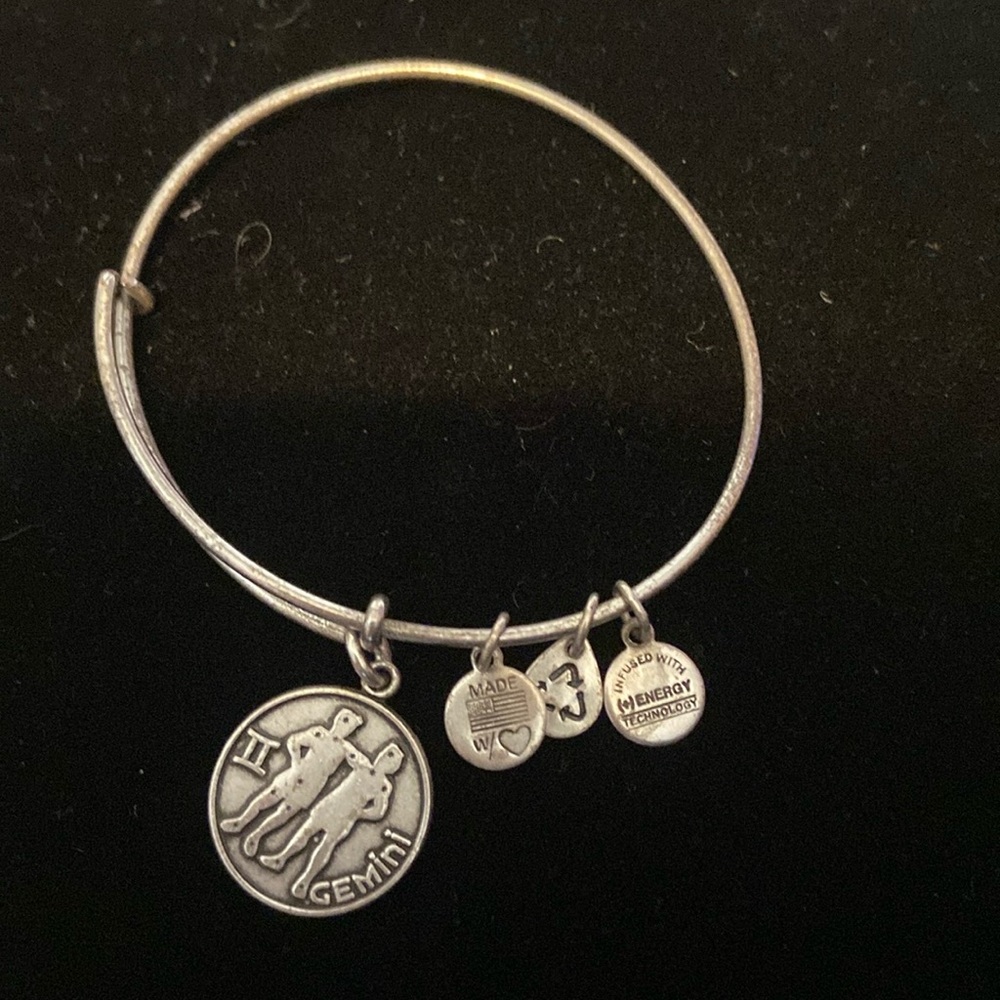 Alex and Ani Gemini Horoscope Silver Bangle Bracelet